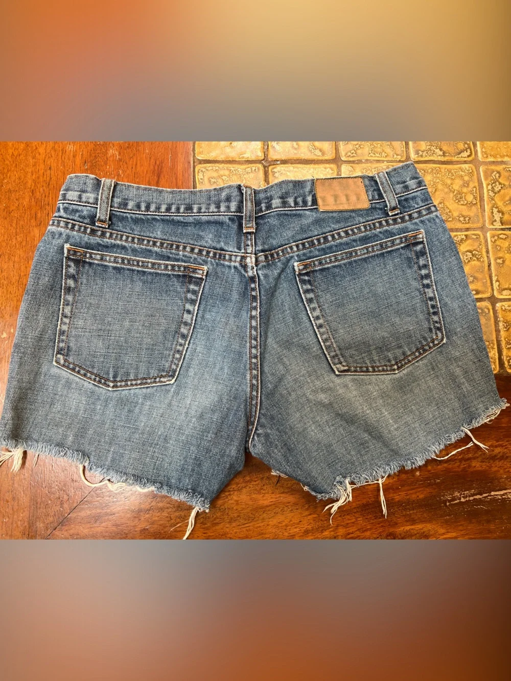 J. Crew Distressed Blue Denim Cutoff Shorts